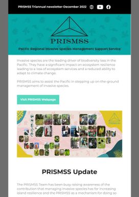 PRISMSS Triannual Newsletter December 2022