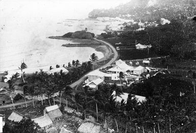 Bird's eye view of Levuka, Fiji