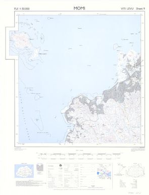 Fiji 1:50,000: Momi (Sheet Viti Levu 9)