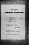 Patrol Reports. Southern Highlands District, Tari, 1971 - 1972