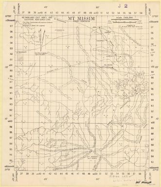 Mt [i.e. Mount] Missim / compiled by 2/1 Aust Army Topo Survey Coy. ; reproduced by 69th Engr. Co. (Top) detachment