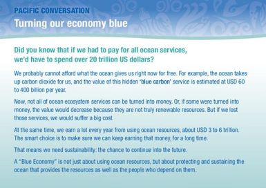 Pacific Conversation Card Series : Turning Our Economy Blue