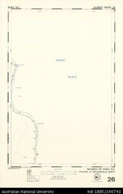 Papua New Guinea, Buka NE, Survey Index 26, 1:50 000, 1973