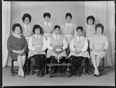 Pacific Islanders Congregational Church, Wellington, basketball team, of 1964