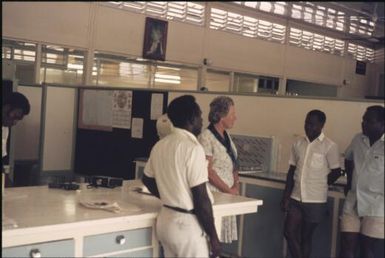 Malaria Control Service staff in Edinburgh Hall (4) : Rabaul, New Britain, Papua New Guinea, 1971 / Terence and Margaret Spencer