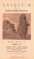 Bulletin de la Société des Études Océaniennes numéro 145