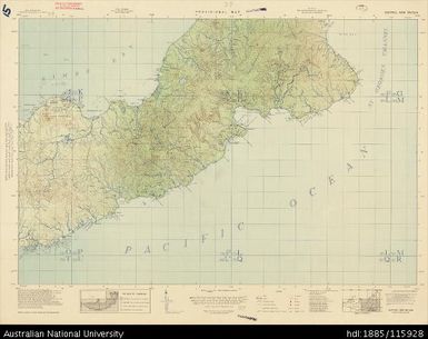 Papua New Guinea, Central New Britain, 4 Mile Strategic series, 1943, 1:253 440