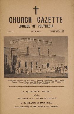 Church Gazette, Polynesia: February 1957