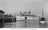 Steamer CALISTA at dock, probably in Seattle, Washington, approximately 1912