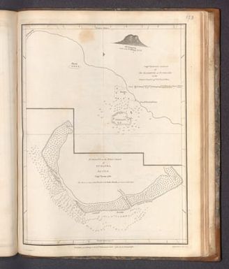 Captn. Kirtons Survey of The Harbour at Po. Pisang on the West Coast of Sumatra. (with) Po. Pisang on the West Coast of Sumatra... Capt. Tyson 1763.