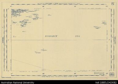 Papua New Guinea, New Guinea and Papua, Base Compilation, Base Compilation Series, Sheet C.b., 1952, 1:600 000