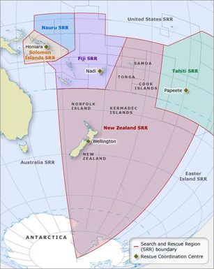 New Zealand’s search and rescue region