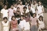 Young people who participated in a choral singing competition, on May, 1965