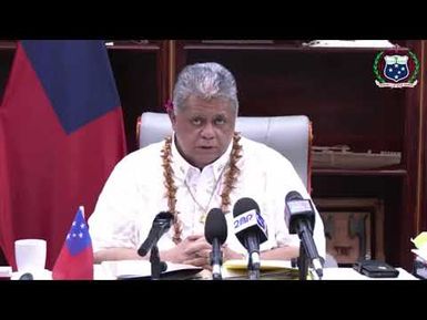 Feiloa'iga 'a le Palemia Hon. La'aulialemalietoa Polata'ivao Fosi Schmidt & Media - 27 NOV 2025