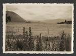 View of lake and mountains in background, New Zealand?