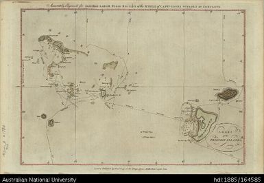 Tonga, Chart of the Friendly Islands, 1780