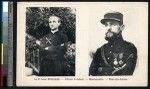Two portraits of missionary father and military officer Leon Bourjade, Papua New Guinea, ca.1900-1930