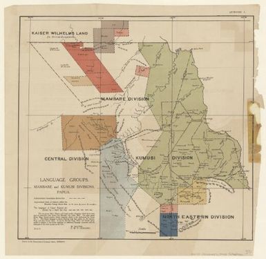 Language groups, Mambare and Kumusi divisions, Papua (36)