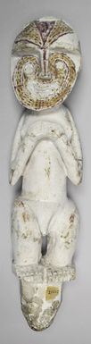 Figure made from lime stone