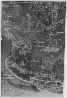 [Aerial photographs relating to the Japanese occupation of Lae, Papua New Guinea, 1943] (65)