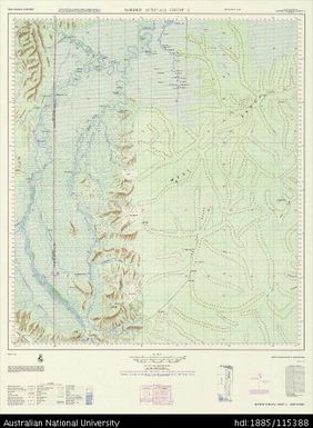 Papua New Guinea, Border (Special), Sheet 3, 1966, 1:100 000