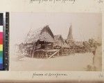 View of village houses, Kerepunu, Papua New Guinea, ca. 1890