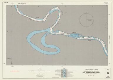 Fly River chart folio Korimoro Point to Kiunga navigation charts : hydrographic survey of the Fly River, Papua New Guinea - Western Province (17)