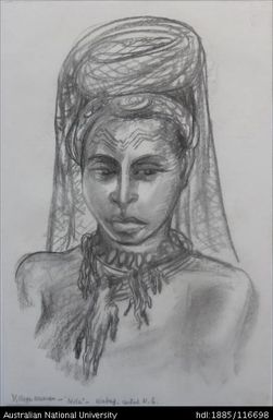 Village woman - "Nula" - Wabag, Central N.G. [Western Highlands]