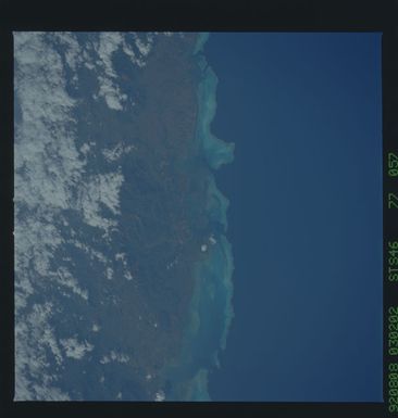 S46-77-057 - STS-046 - Earth observations from the shuttle orbiter Atlantis during STS-46