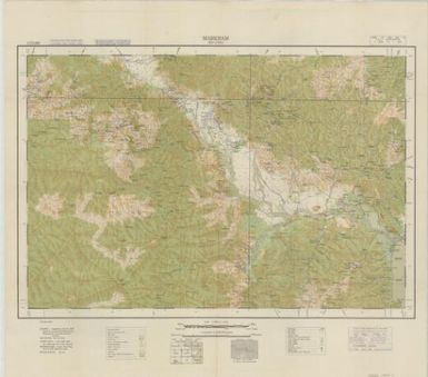 Markham, New Guinea / reproduction: 6 Aust Army Topo Svy Coy AIF, Aust Svy Corps, Oct. 43 ; compilation 1 Aust Mob Litho Sec AIF, Aust Svy Corps Sep. 43