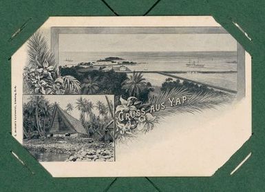 Gruss aus yap (from Albert Ellis Ocean Island Photograph Album)