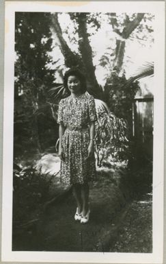 A woman in Hawaii