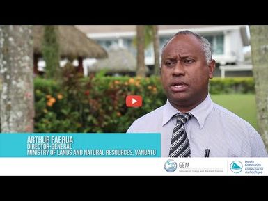 Arthur Faerua, Vanuatu Ministry of Lands and Natural Resources - World Water Day