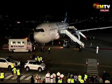 POPE'S ARRIVAL