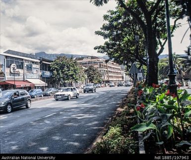 French Polynesia - Street view, Papeete