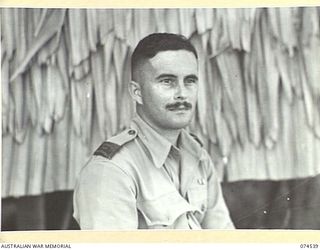 PORT MORESBY, PAPUA. 1944-07-14. B2/401 MR. V.J. ANDERSON, ACCREDITED WAR CORRESPONDENT