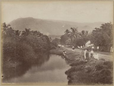 View in Tahiti, approximately 1890 / Charles Kerry