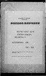 Patrol Reports. East Sepik District, Ambunti, 1964 -1965