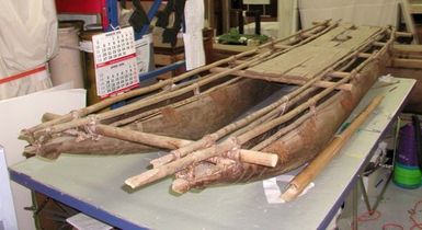 canoe, double hulled