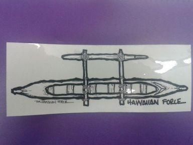 Sticker (Wa'a / outrigger canoe)
