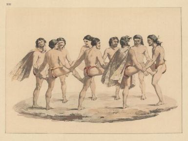 Danse d'hommes nus