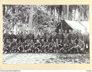 SIAR, NEW GUINEA. 1944-06-28. PERSONNEL OF SIGNAL SECTION, HEADQUARTERS, 15TH INFANTRY BRIGADE, 5TH DIVISION. IDENTIFIED ARE:- VX118754 LANCE CORPORAL A. NAYLOR (1); V35508 SIGNALLER C.R. KEAM (2); ..