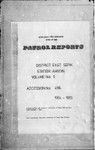 Patrol Reports. East Sepik District, Amboin, 1964 - 1965