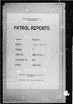 Patrol Reports. Western District, Lake Murray, 1966 - 1967