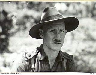 JACQUINOT BAY, NEW BRITAIN. 1944-11-18. WX21 MAJOR J.A. MAITLAND, SECOND IN CHARGE, 19TH INFANTRY BATTALION