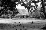 Round fale in Lalomalu village.