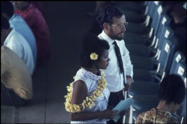 First graduation ceremony for the new University of Papua New Guinea, held in conjunction with the ANZAAS Congress (4) : University of Papua New Guinea, Port Moresby, 1970 / Terence and Margaret Spencer