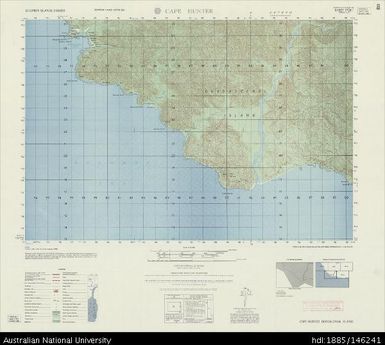 Solomon Islands, Guadalcanal Island, Cape Hunter, Series: X713, Sheet 7728 I, 1960, 1:50 000