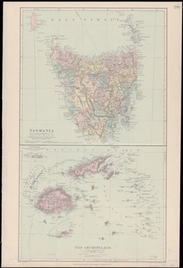 Tasmania : Fiji Archipelago / Stanford's Geogl. Establishment, London