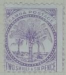 Stamp: Samoan Two Shillings and Six Pence